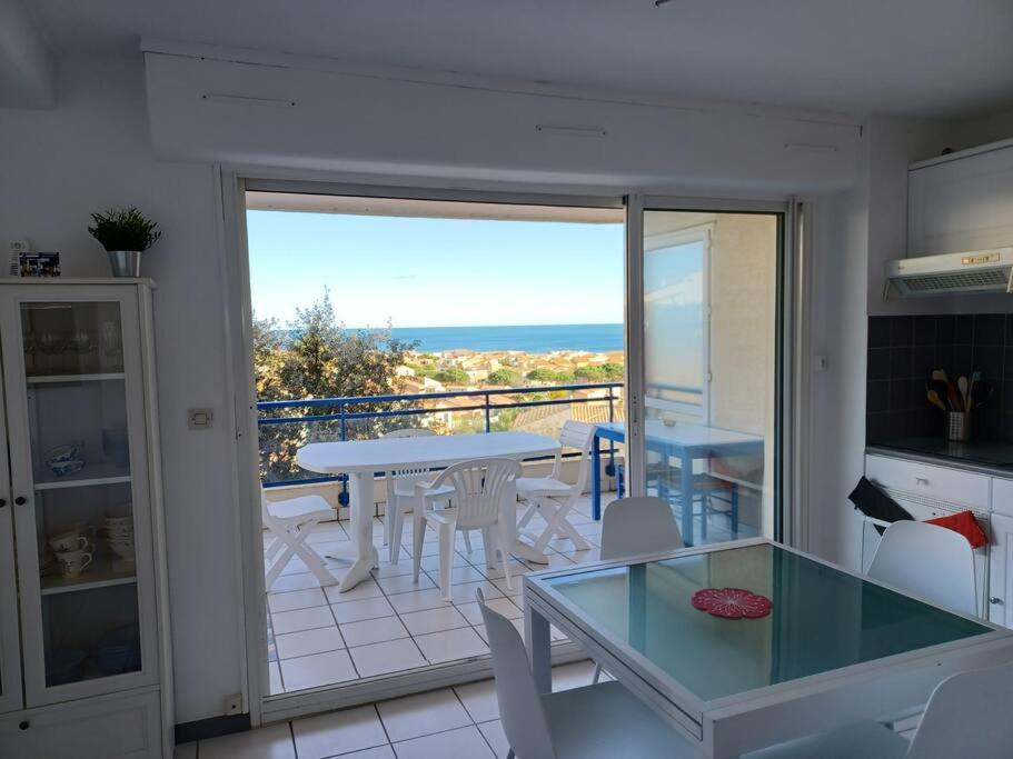 Plain-Pied, Terrasse, Piscine, Pleine Vue Mer, Plage A 6' A Pied, Parking, Wifi Fleury  Exterior photo
